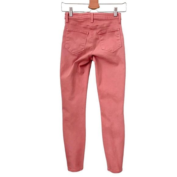 L’AGENCE Margot High Rise Skinny Jeans in Dusty Rose Size 24 - Picture 5 of 12